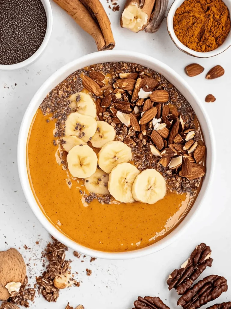 Pumpkin Pie Smoothie Bowl