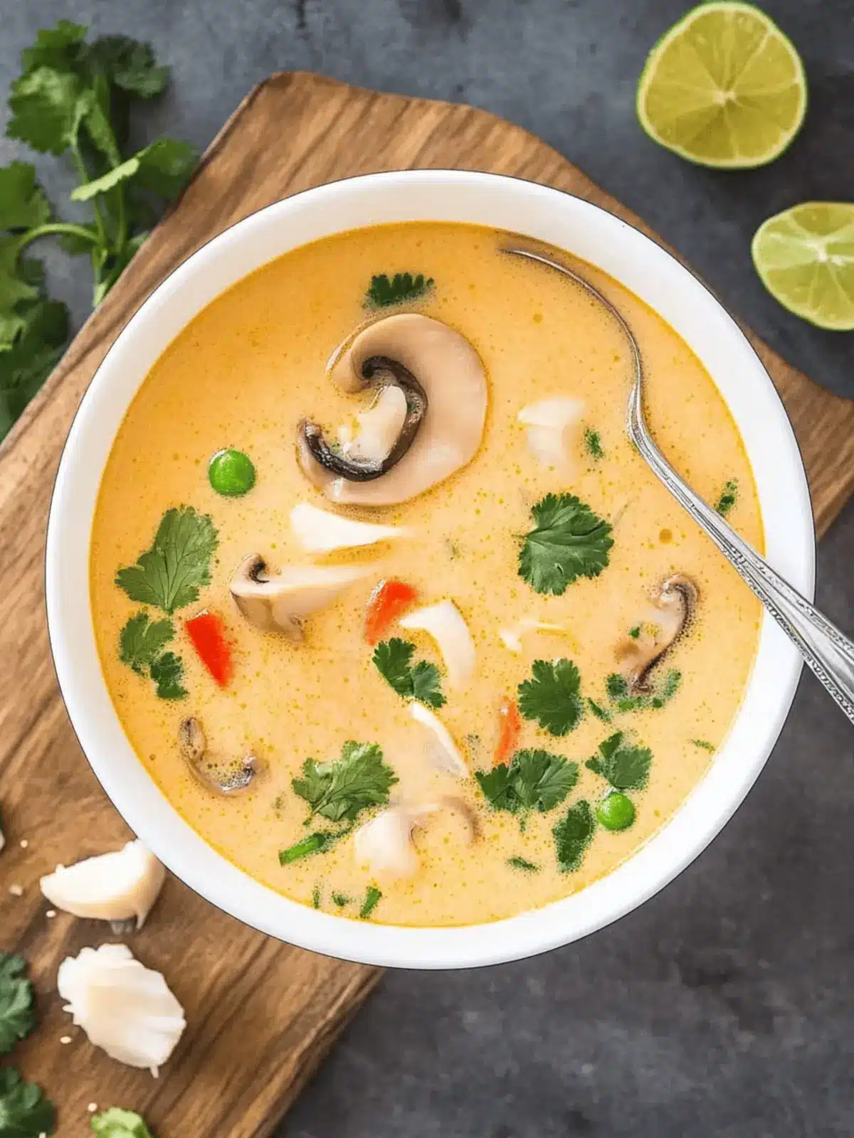Instant Pot Thai Coconut Soup (Tom Kha Gai)