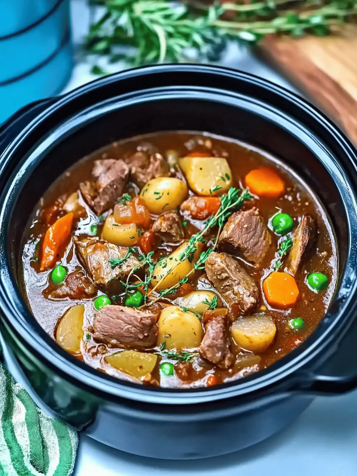Slow Cooker Lamb Stew Recipe