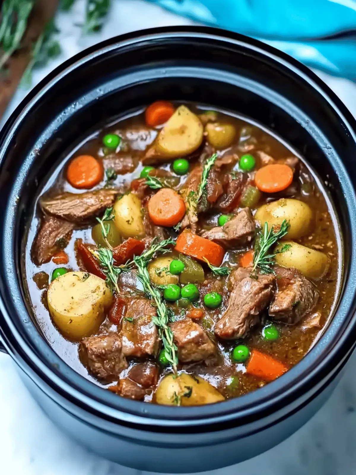 Slow Cooker Lamb Stew Recipe