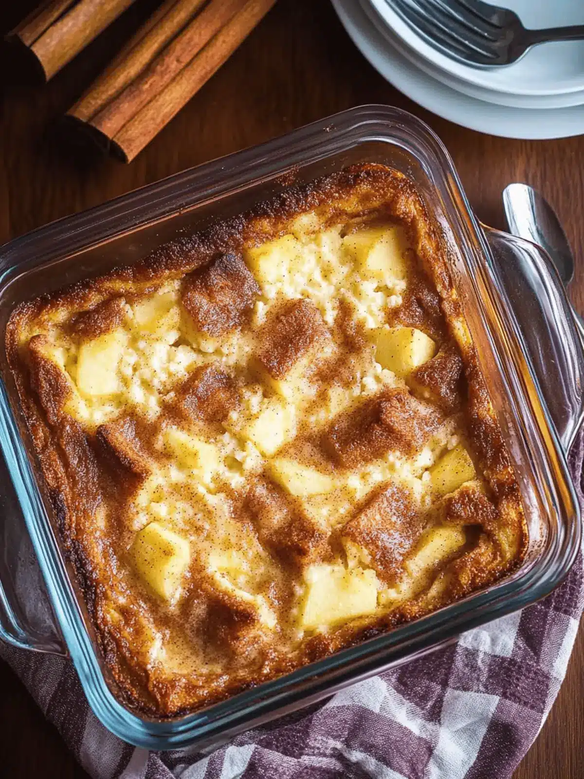 Apple Cinnamon Cottage Cheese Bake
