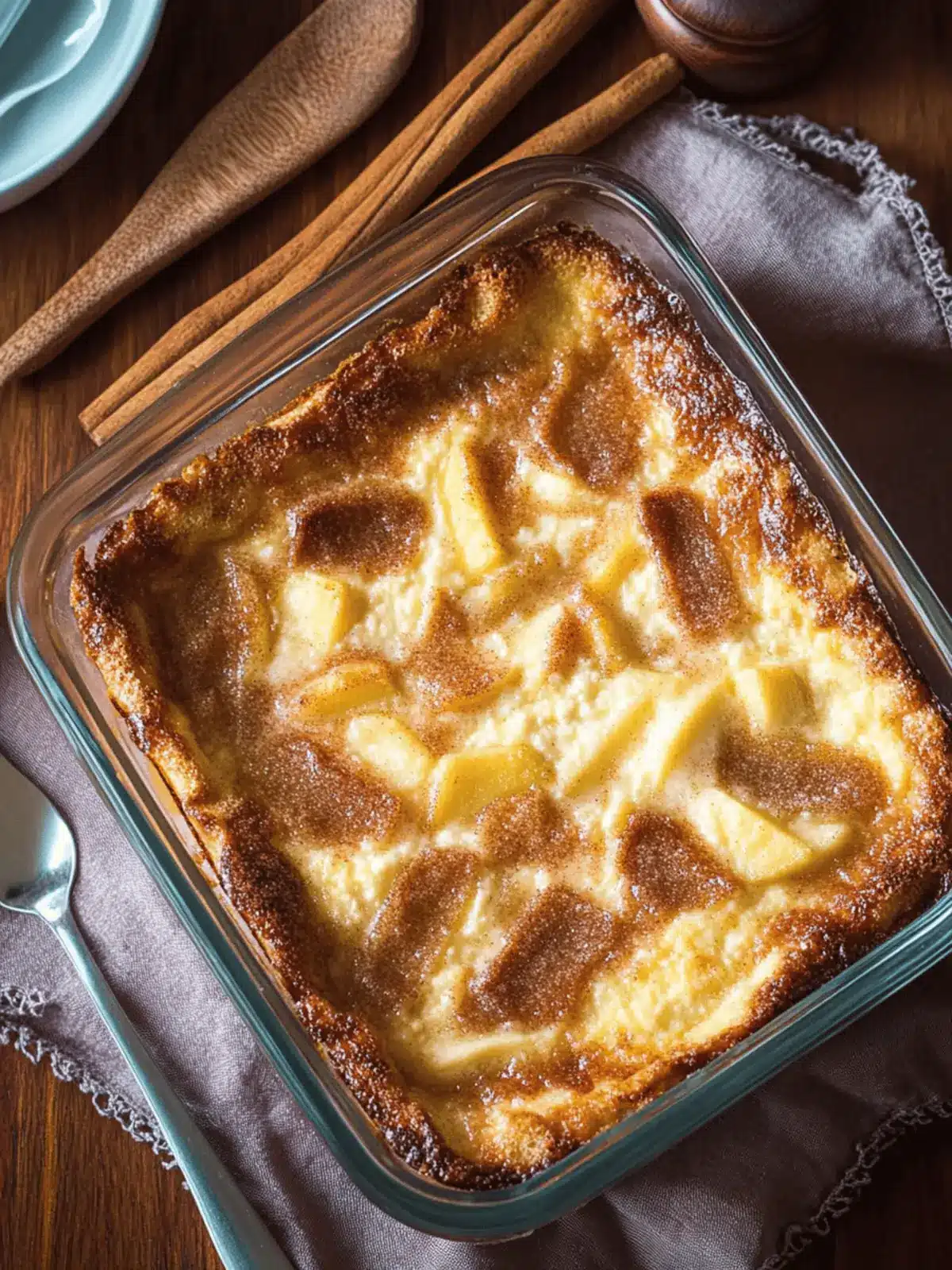 Apple Cinnamon Cottage Cheese Bake
