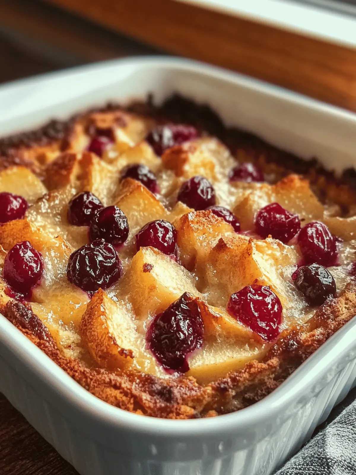 10-Minute Cranberry Apple Bake