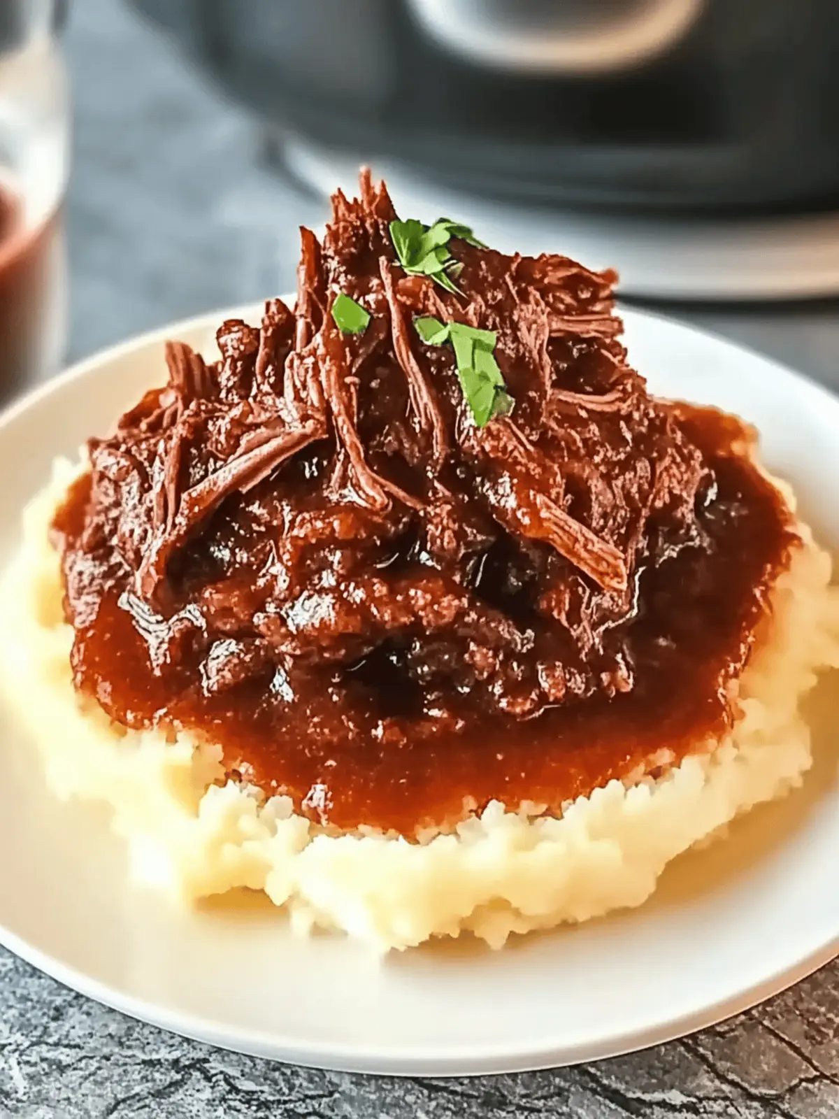 Slow Cooker Beef Manhattan