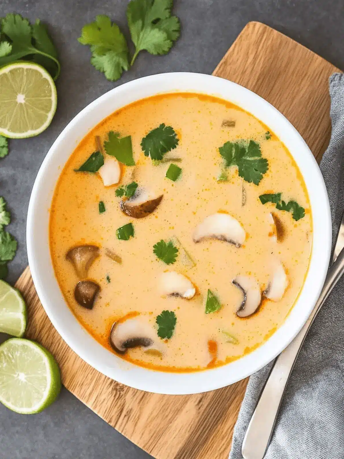 Instant Pot Thai Coconut Soup (Tom Kha Gai)