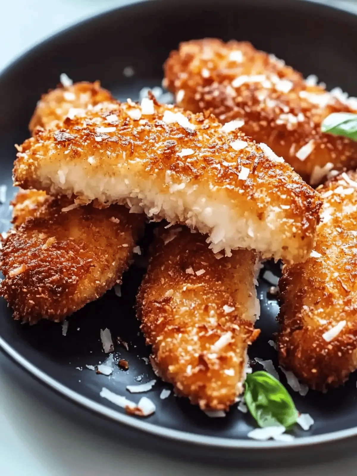 Crispy Coconut Chicken Tenders