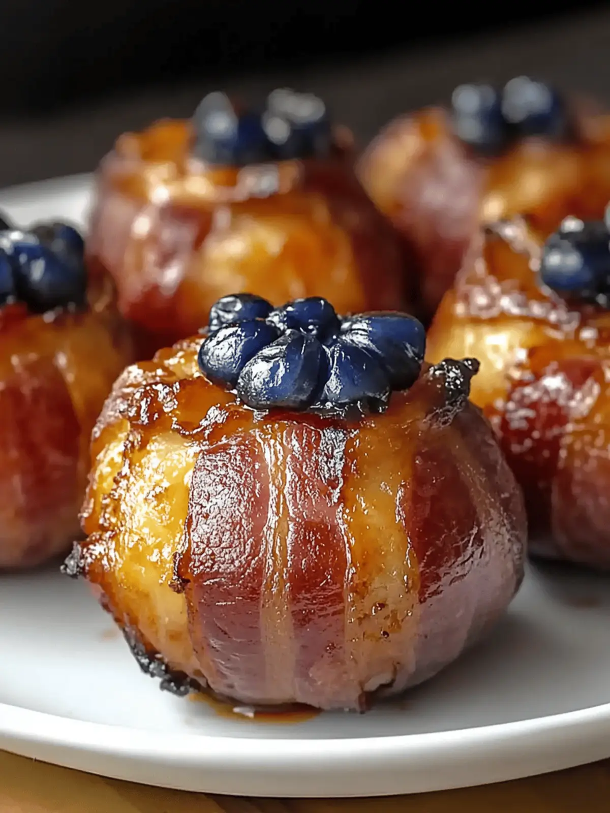Cheddar Stuffed BBQ Bacon Bombs Recipe