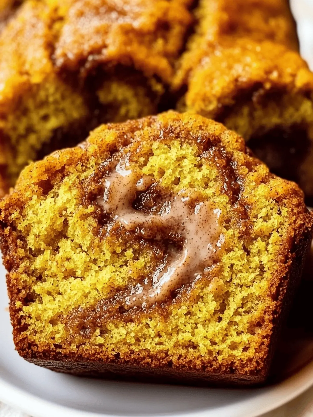 Cinnamon Swirl Pumpkin Bread Mini Loaves