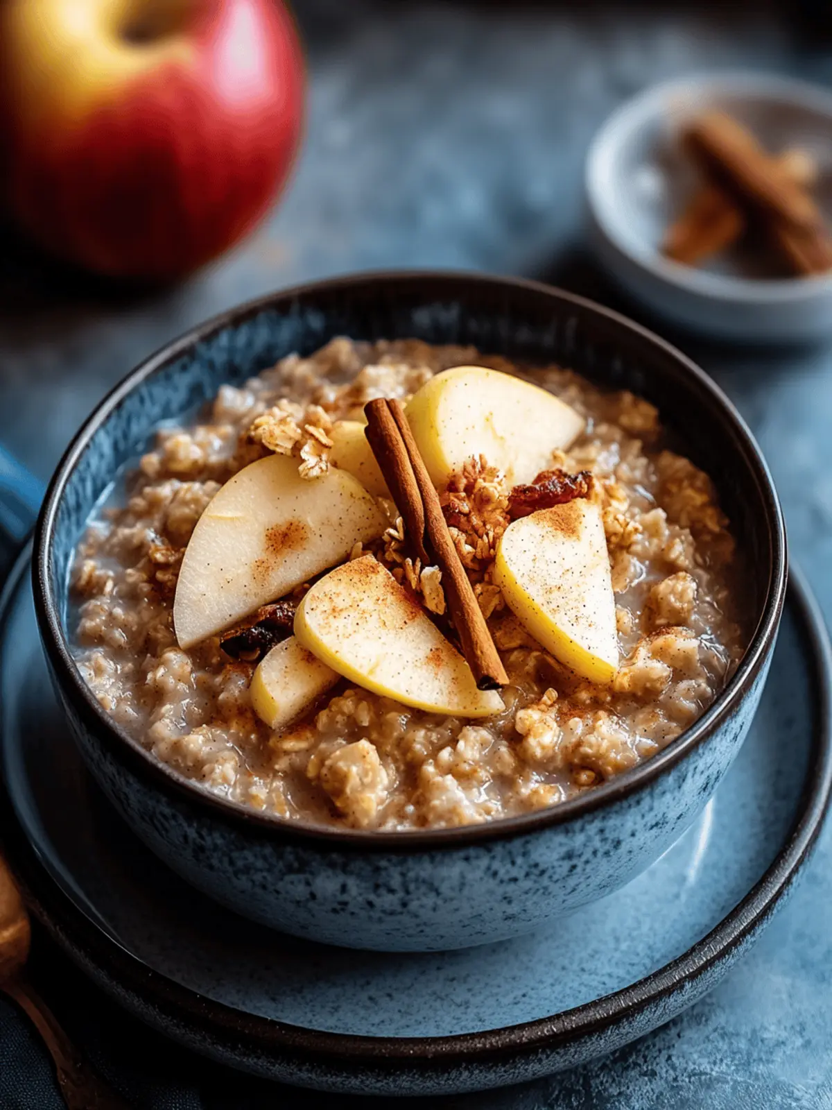 Instant Pot Vegan Steel-Cut Oats with Apple and Cinnamon