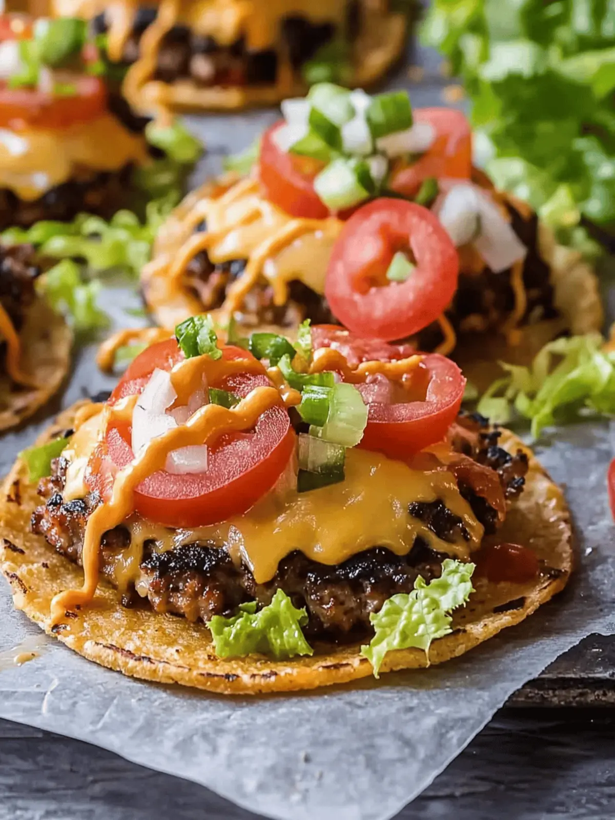 Cheeseburger Tacos