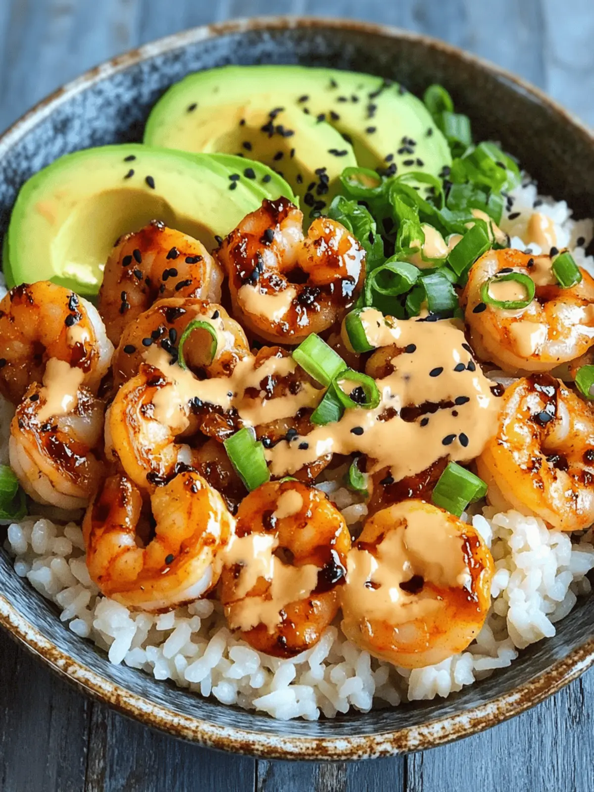 Teriyaki Shrimp Rice Bowls