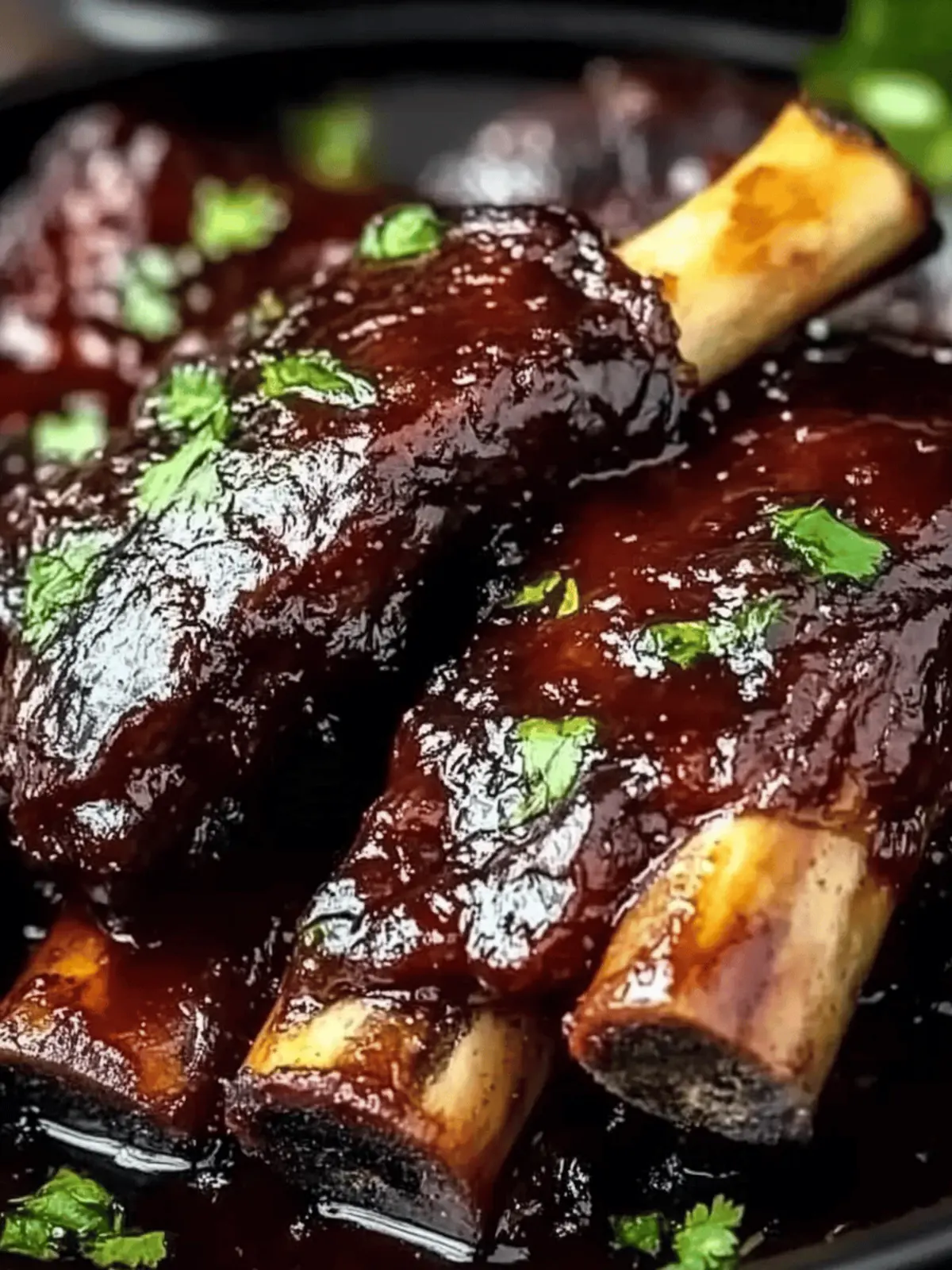 Caramelized Slow Roast Asian Beef Short Rib
