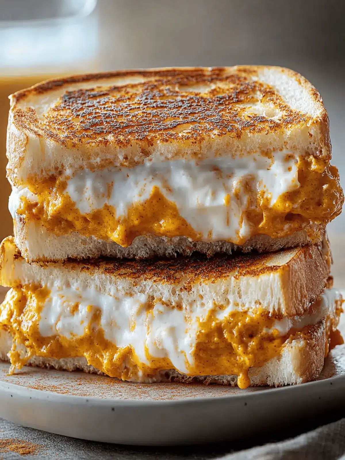 Rebel Float Pumpkin Spice Grilled Cheese