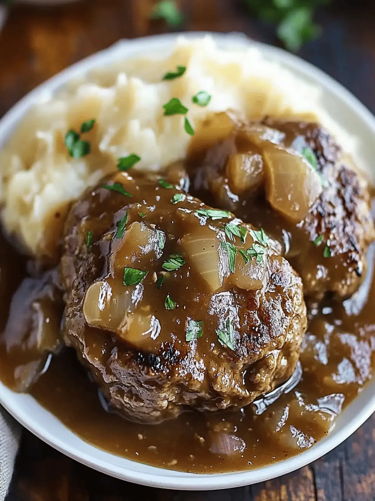 Slow Cooker Salisbury Steaks