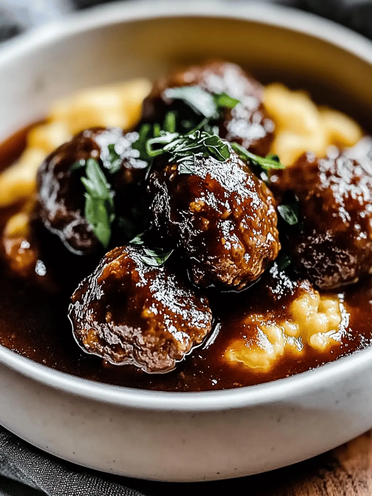 Red Wine Braised Meatballs Recipe to Savor