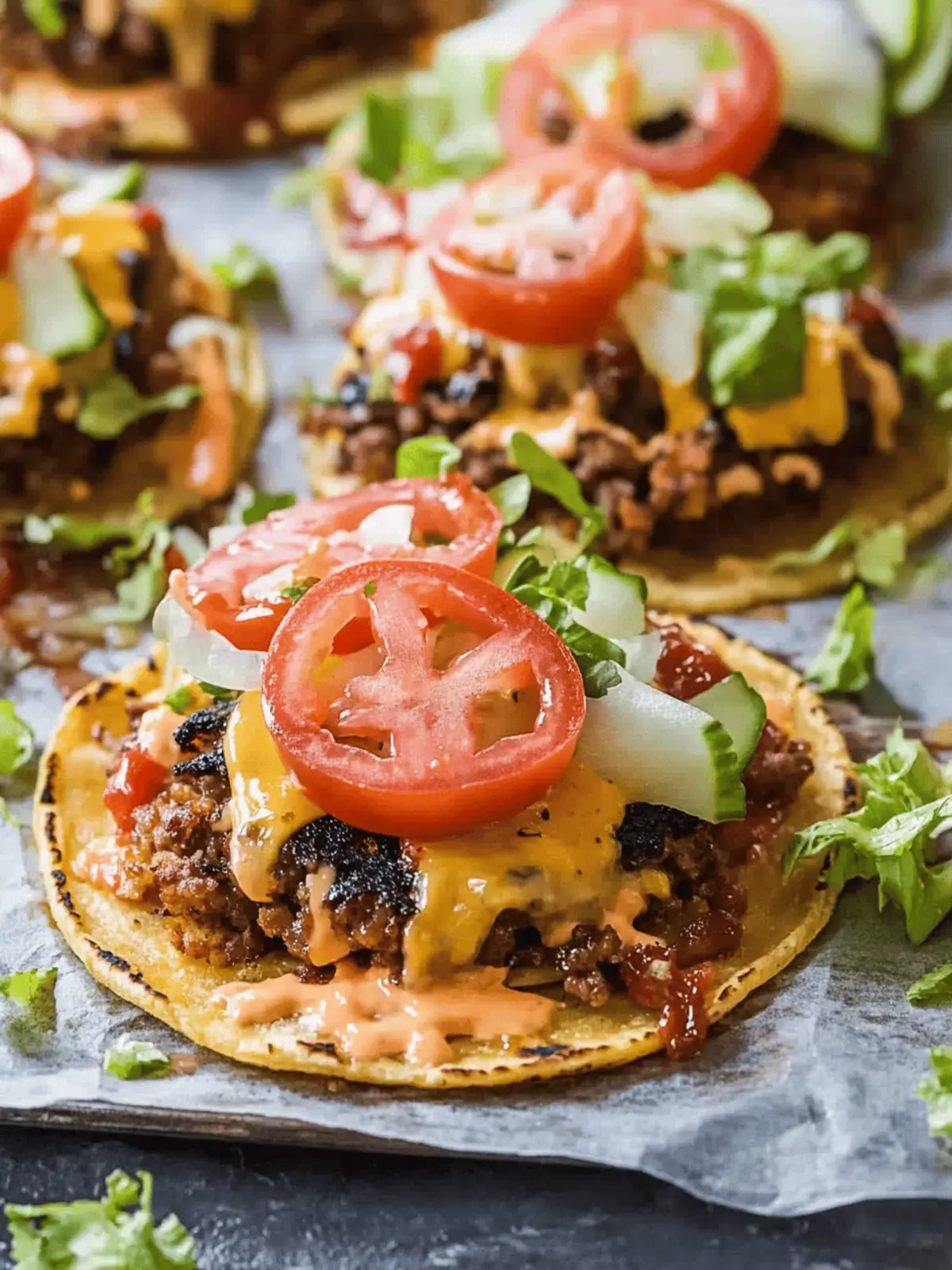 Cheeseburger Tacos