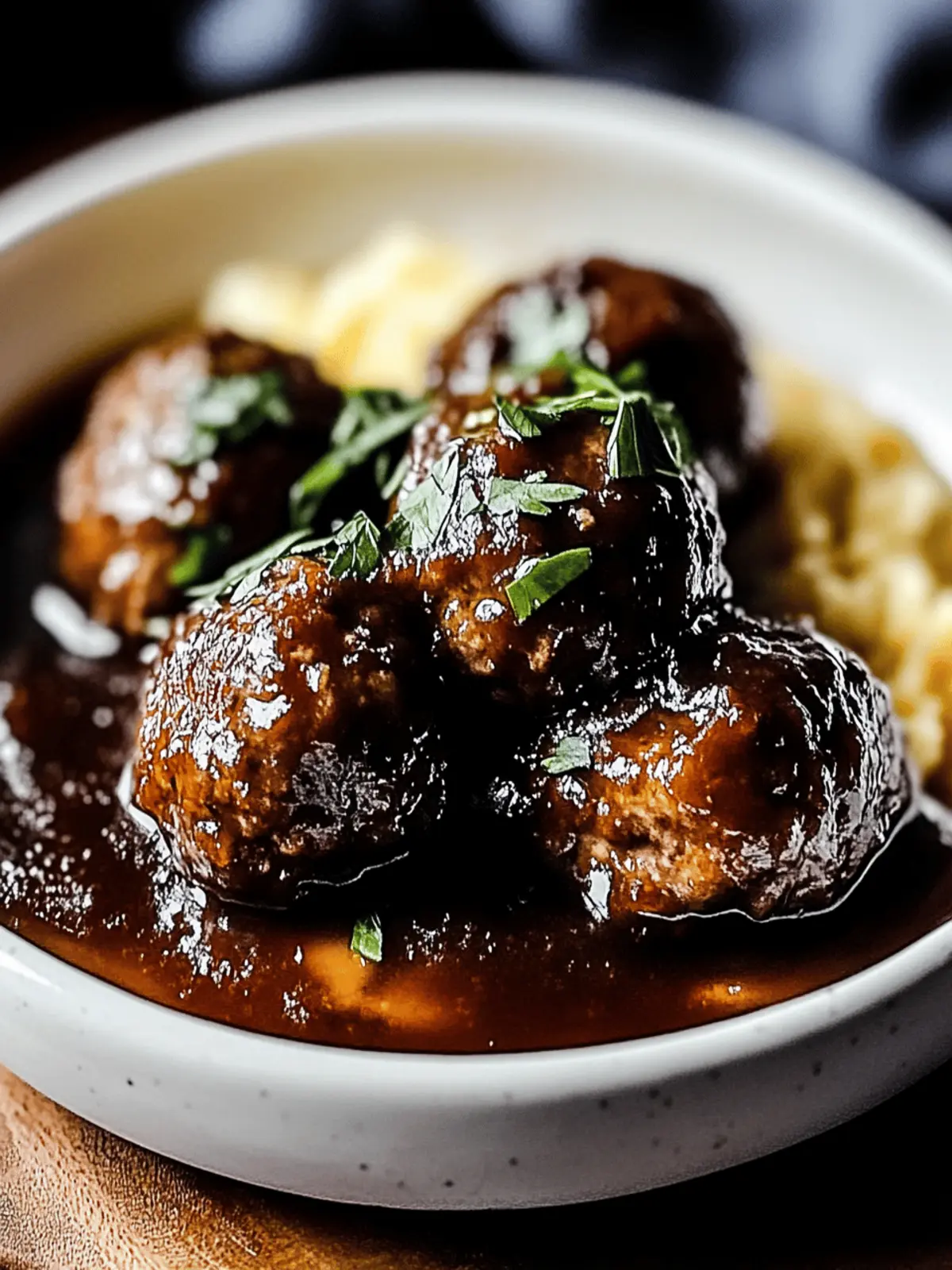 Red Wine Braised Meatballs Recipe to Savor
