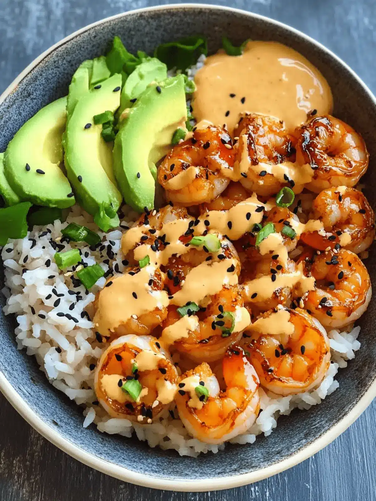 Teriyaki Shrimp Rice Bowls