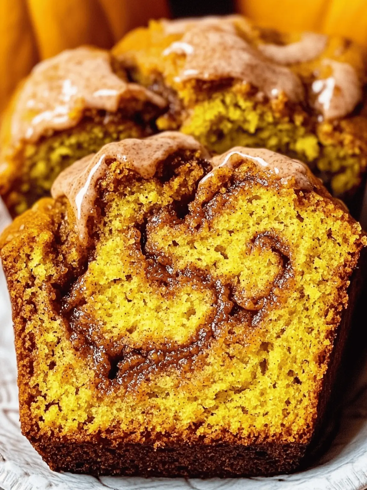 Cinnamon Swirl Pumpkin Bread Mini Loaves