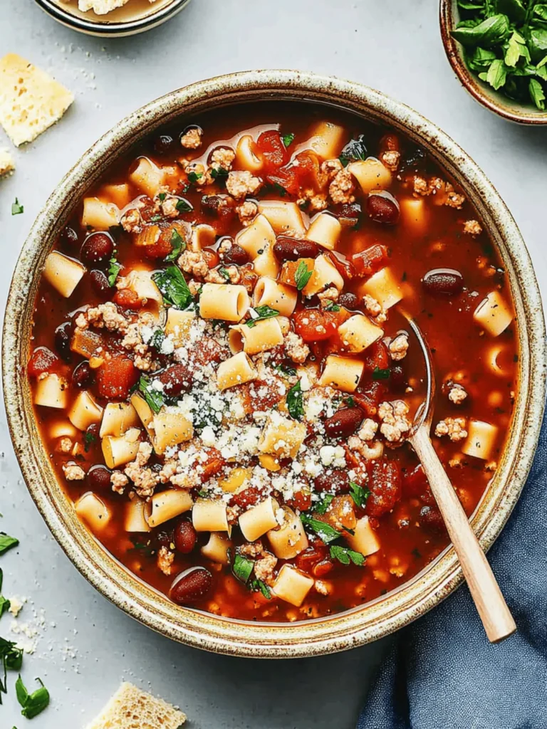 Italian Pasta Fagioli Recipe