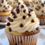 Chocolate Chip Cupcakes with Frosting for Sweet Bliss!