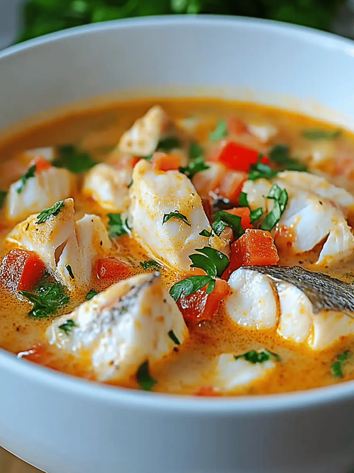 Zesty Cajun Fish Soup