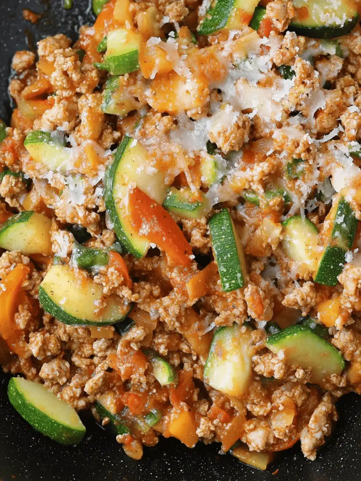 Italian Ground Turkey & Veggie Skillet