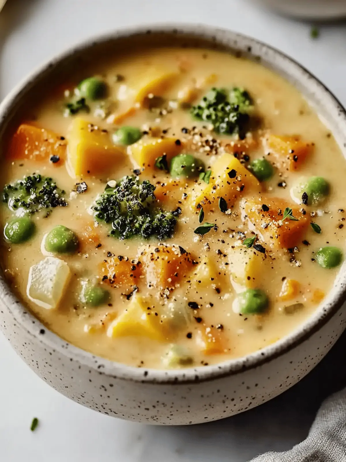Veggie Pot Pie Soup