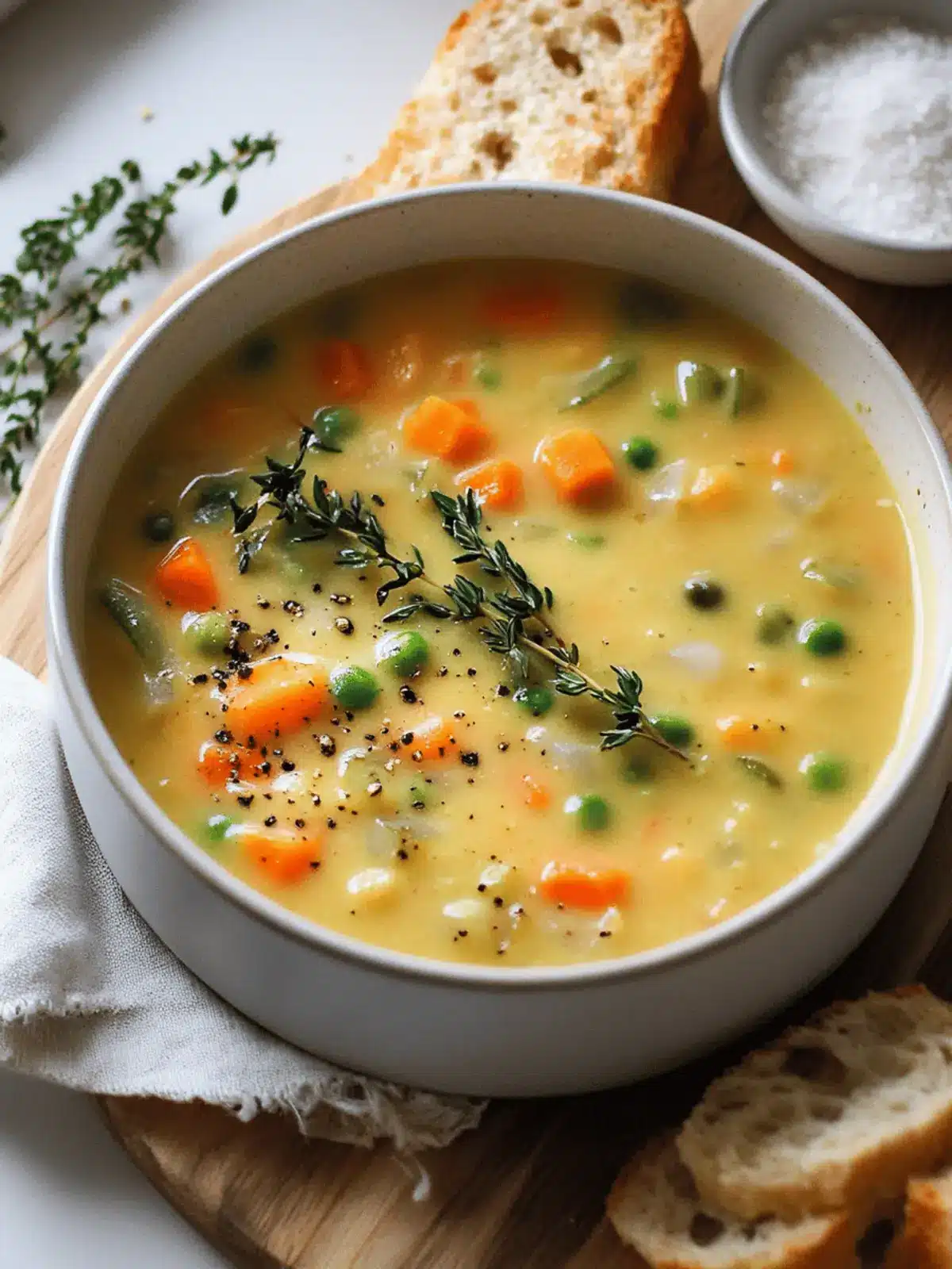 One-Pot Creamy Vegetable Soup