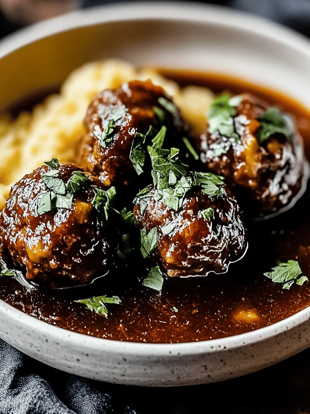 Red Wine Braised Meatballs Recipe to Savor