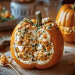 Stuffed Bell Pepper Jack-o’-Lanterns