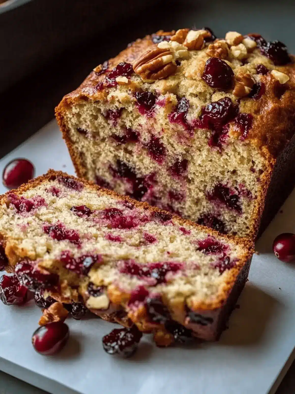 Cranberry Walnut Bread: Your Cozy Fall Baking Delight 2 Cranberry Walnut Bread