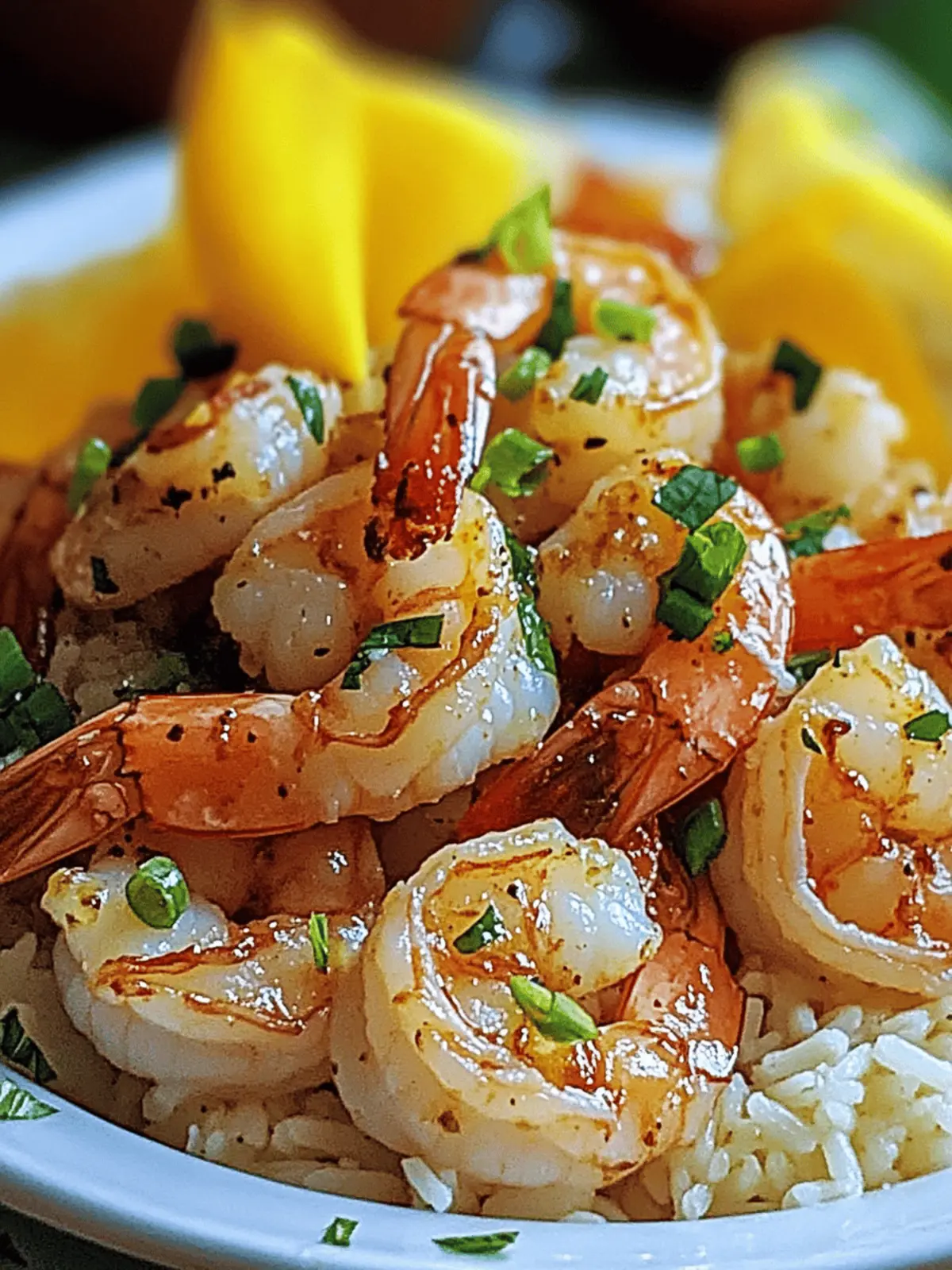 Garlic Shrimp Hawaiian Style