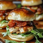Maple Chicken Beef Bacon Sliders