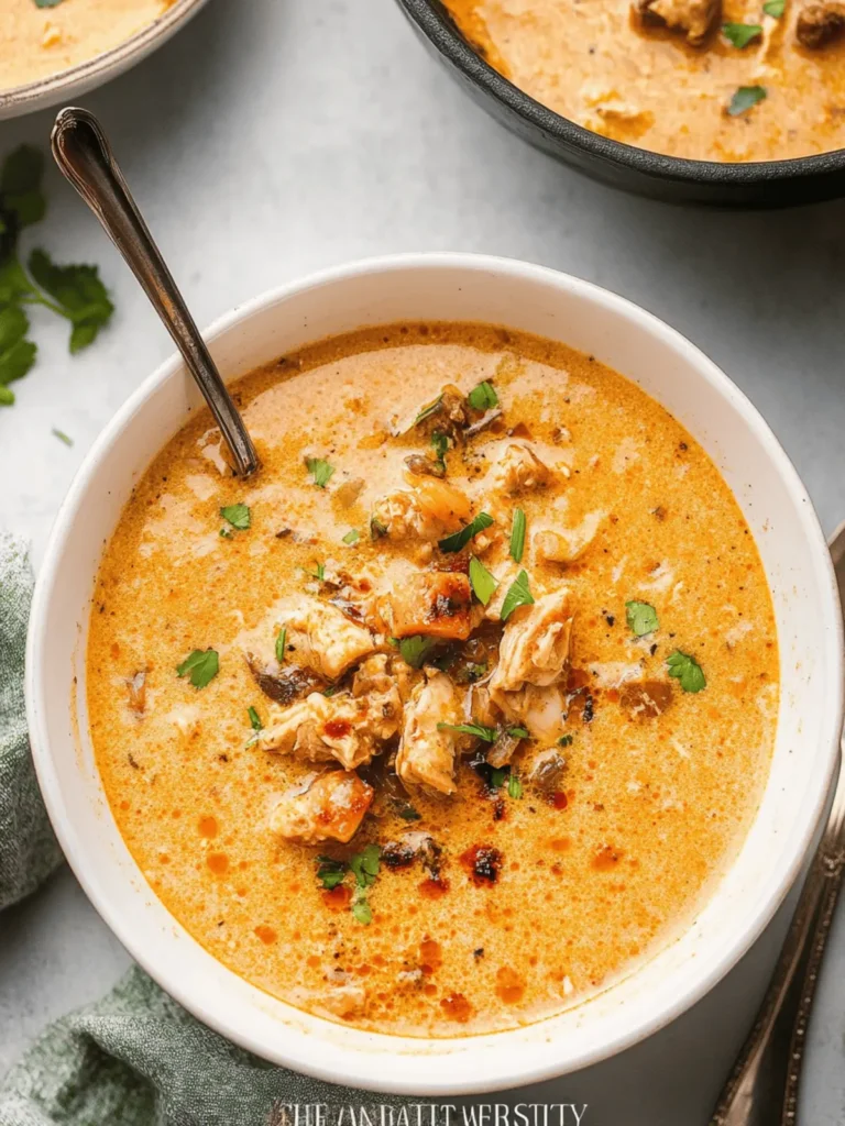 Creamy Cajun Chicken Soup