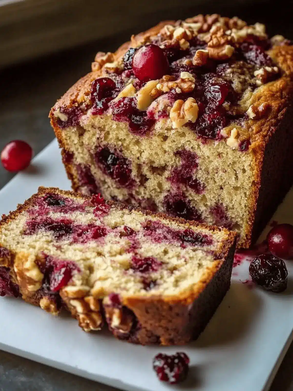 Cranberry Walnut Bread