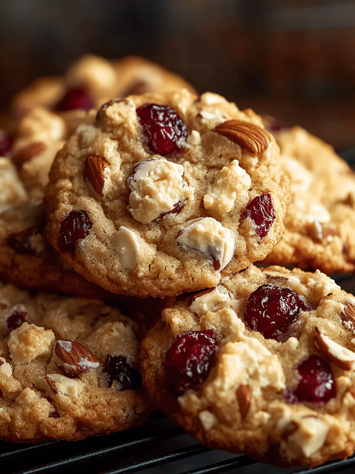 Vintage Cranberry Kitchen Cookies: Sweet, Chewy & Irresistible 3 Vintage Cranberry Kitchen Cookies : Chewy, Nutty, and Bursting with Fruit