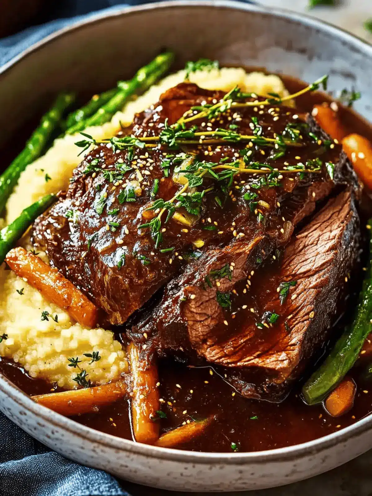 Slow-Braised Miso Beef Roast Recipe