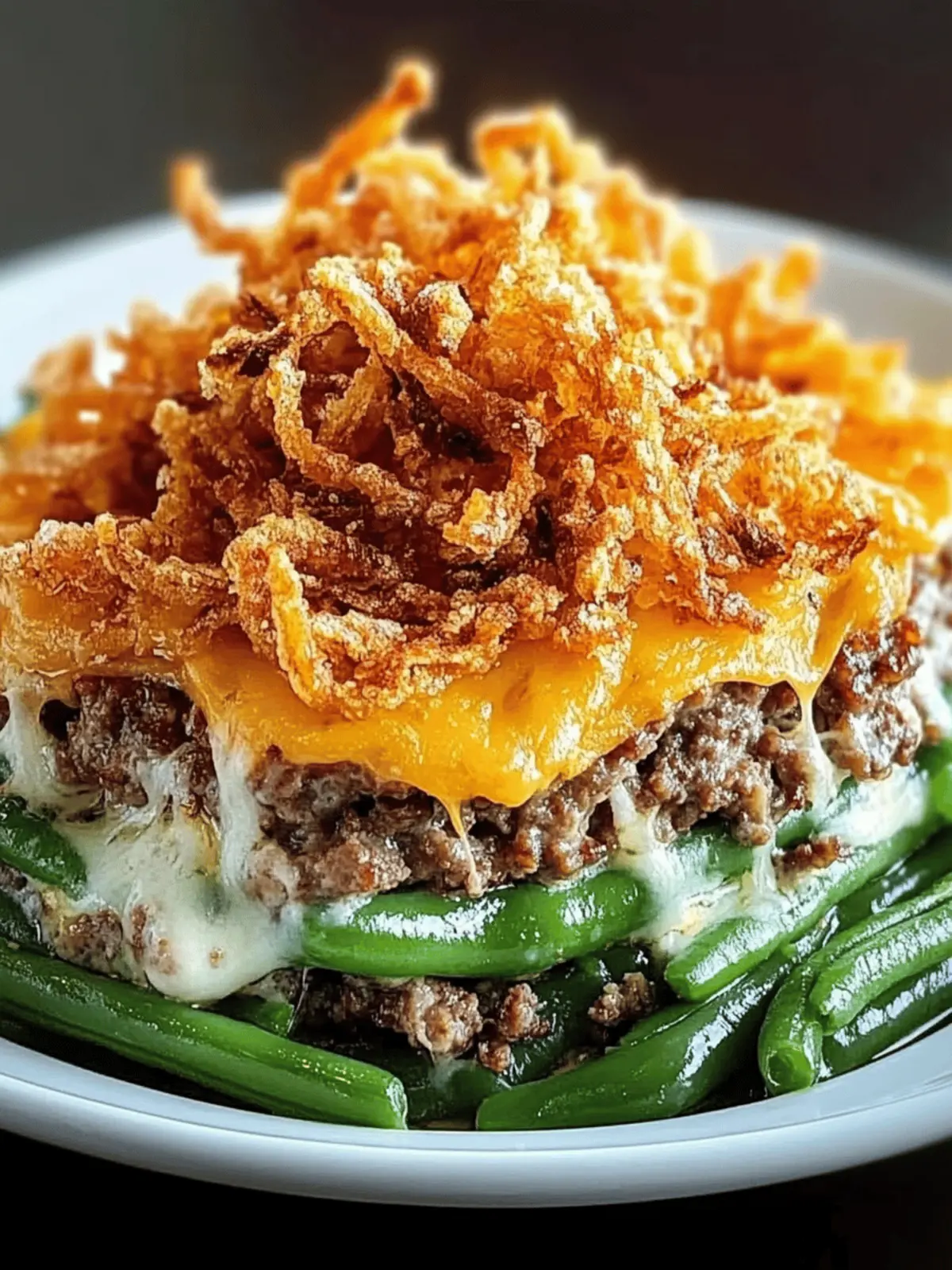 Hamburger Green Bean Casserole