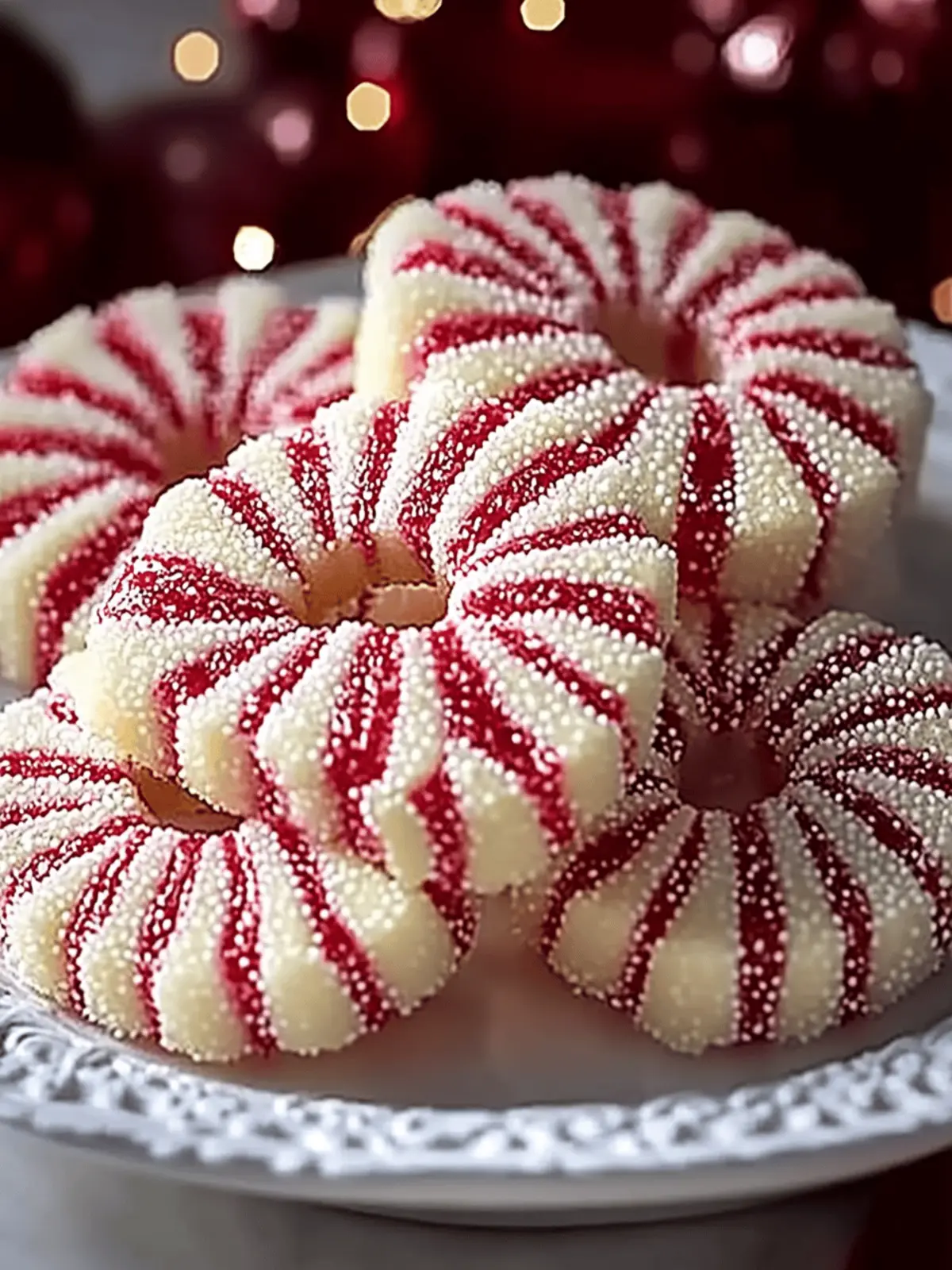 Crispy Peppermint Candy Cane Cookies for Festive Cheer 2 Crispy Peppermint Candy Cane Cookies