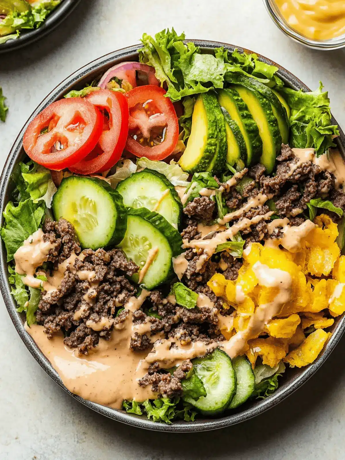 Cheeseburger Salad