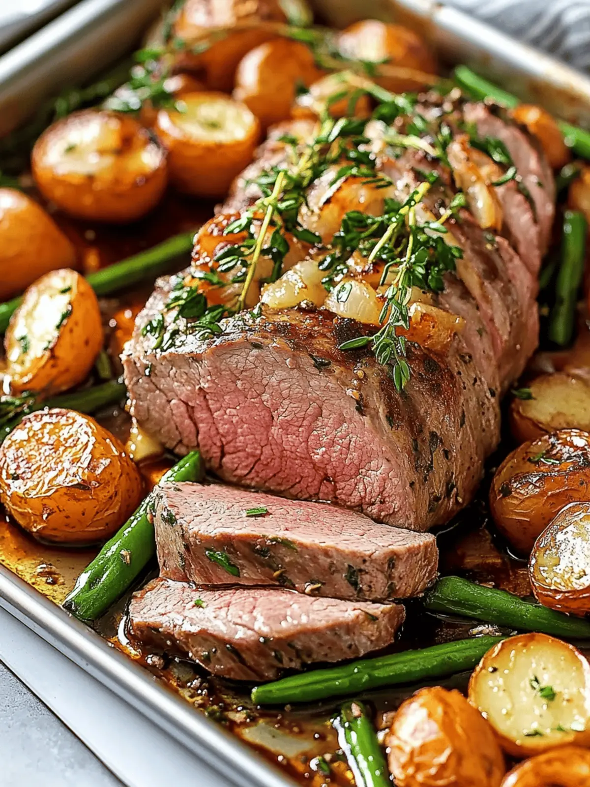 Beef Tenderloin Sheet Pan Dinner