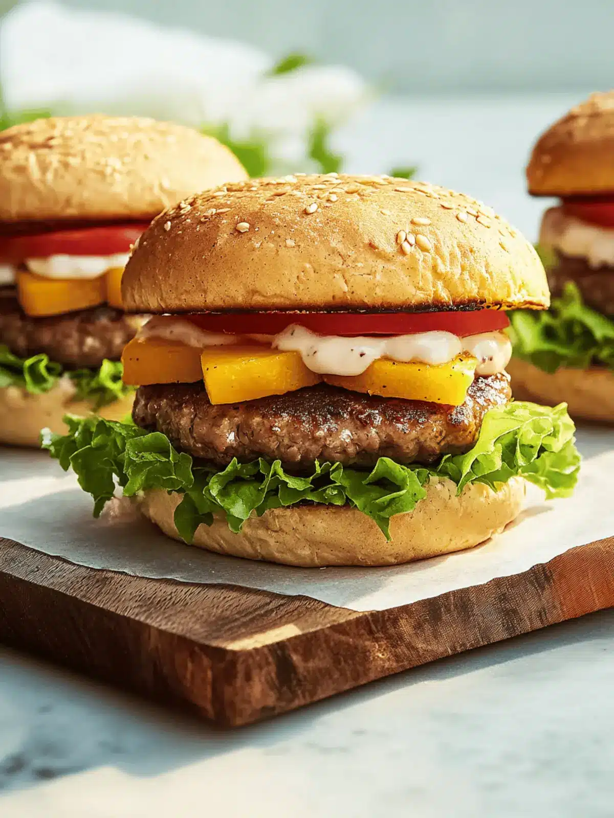 Blended Beef, White Bean and Squash Burgers for Ultimate Flavor 4 Blended Beef, White Bean and Squash Burgers
