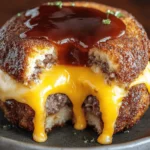 Cheeseburger Lava Cake Molten Melt