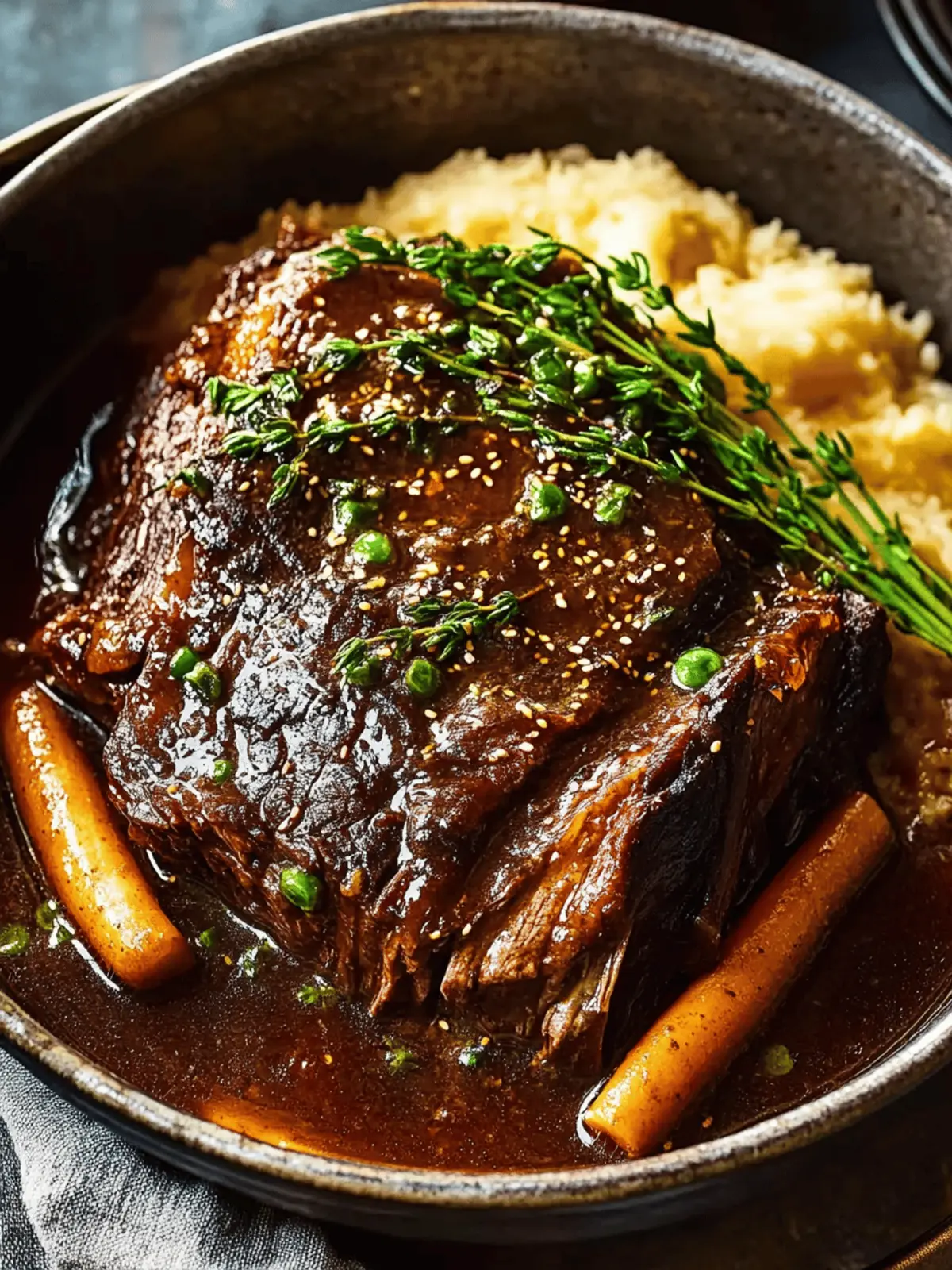 Slow-Braised Miso Beef Roast Recipe