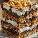 Vegan Pumpkin S'mores Cookie Bars