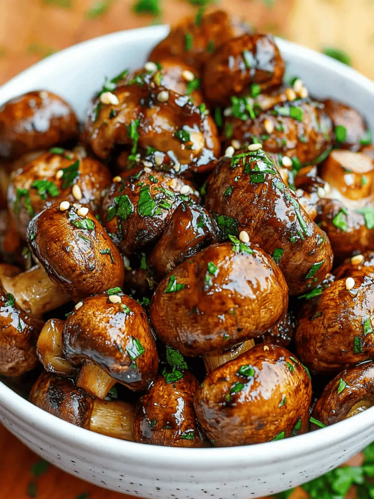 Balsamic Soy Roasted Garlic Mushrooms: Irresistibly Easy Delight 2 Balsamic Soy Roasted Garlic Mushrooms