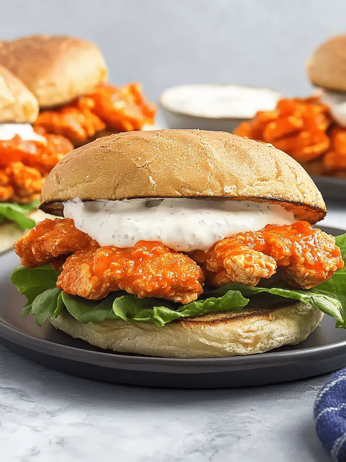 Buffalo Chicken Sandwiches
