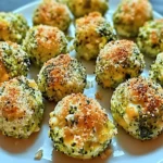 Baked Broccoli Cheese Balls