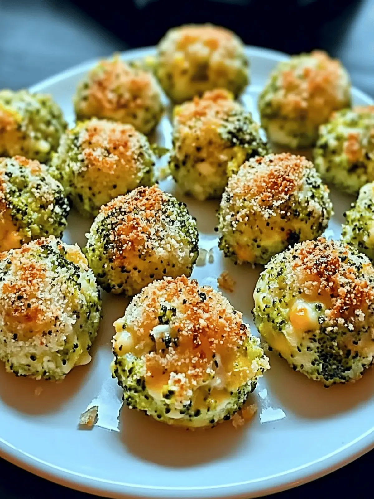 Baked Broccoli Cheese Balls